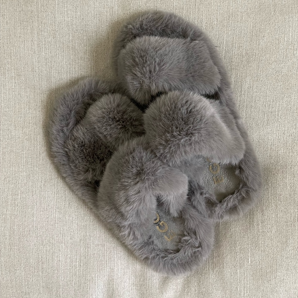 Fuzzy slippers